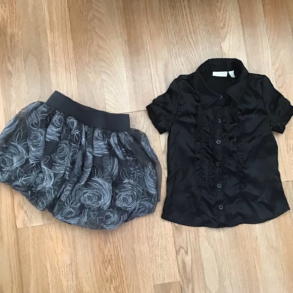 The Children’s Place skirt and blouse set.